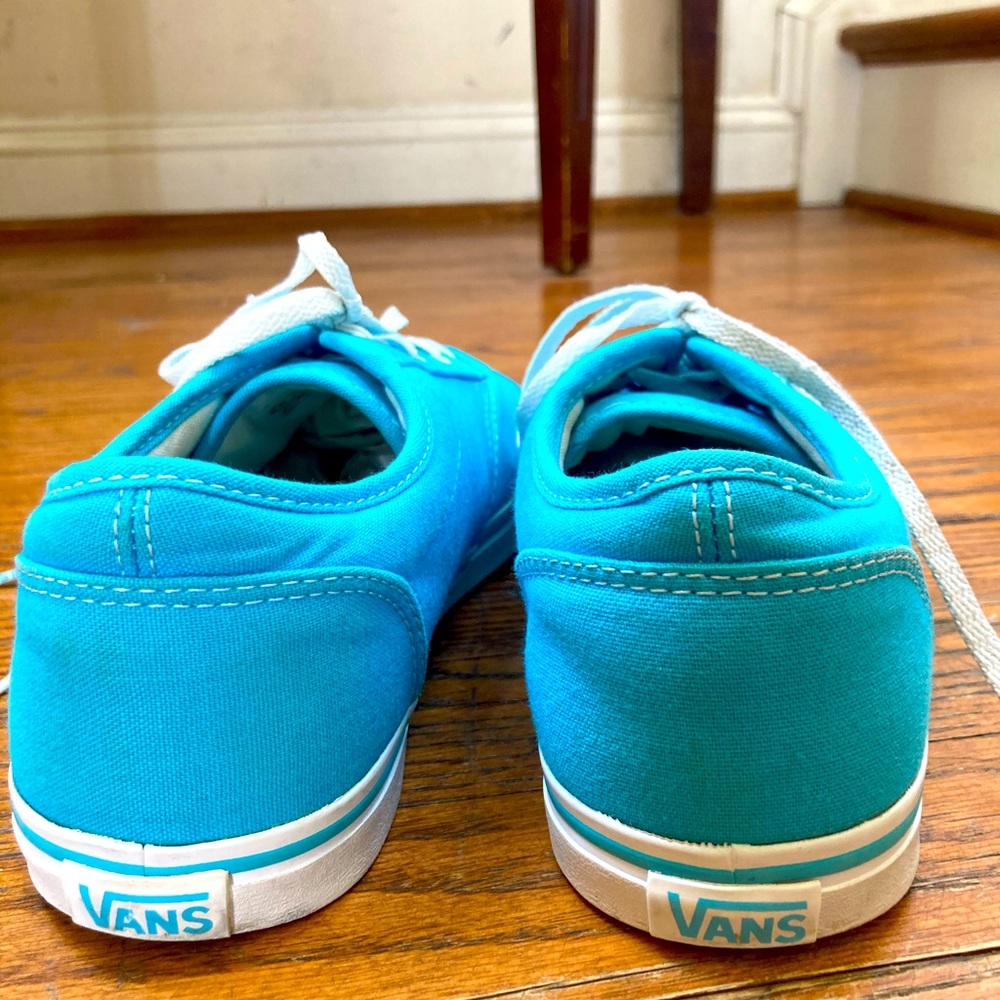 Bright blue Vans size 8.5